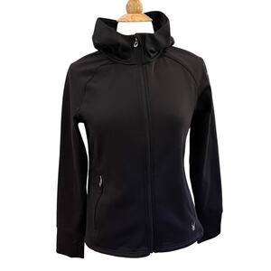 Spyder Women's Black Zip Up Hoodie Jacket, Size M